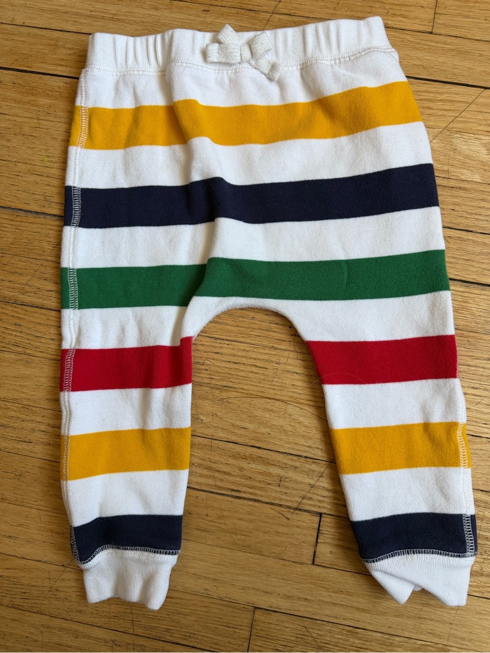 HBC Stripes Baby Pants 12-18M — Hudson's Bay Iconic Multi-Stripe